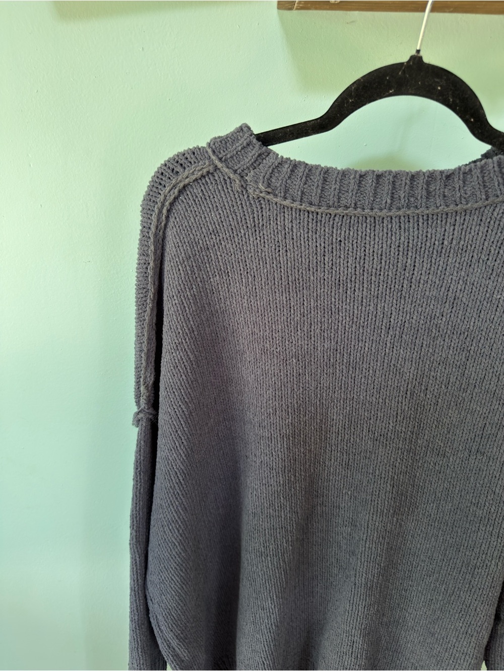 Terra & Sky Classic Crewneck Women's Sweater in Slate Gray Size 1X - Picture 8 of 10
